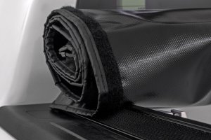 Ram 1500 Soft Roll Up Bed Cover - Rough Country - Matte Black - '19-'25 Ram 1500 Soft Roll Up Bed Cover - Rough Country - Matte Black - '19-'25